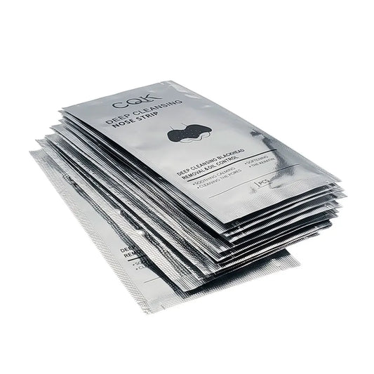 GDL Pack of 10 CQK Nose Strips with Bamboo Extract and Activated Charcoal – Blackhead Removal & Pore Cleansing