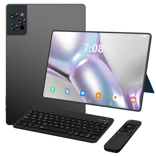 Pro16 Max 14-Inch Android 15 Tablet PC 5G WiFi 512GB Storage 12GB Work Keyboard Remote Control 10 Core GSM Padded Entertainment