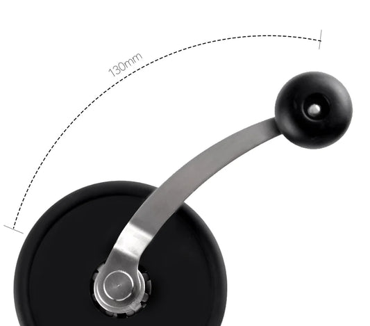 Moinho de café manual de cerâmica lavável – Moinho de rebarbas ajustável para viagens e preparação doméstica