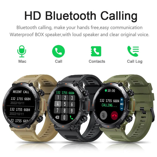 MEVADEN MD56 1.39" HD Bluetooth Call Smartwatch Fitness Tracker for Android iOS
