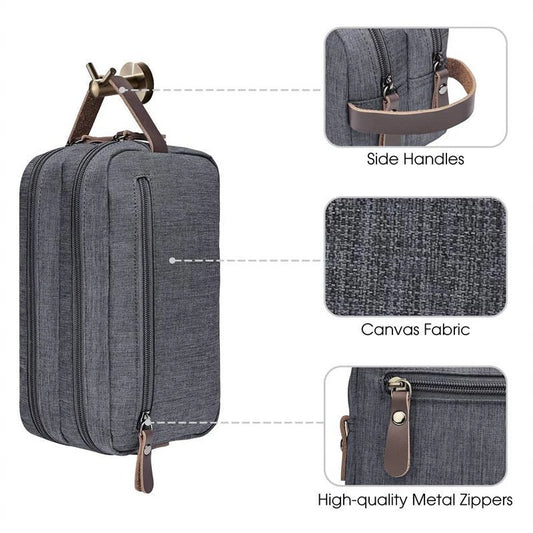 Travel Storage Bag Foldable hanging men's travel large capacity toiletries storage bag Oxford cloth waterproof makeup bag