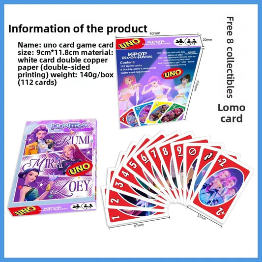 Hot-selling 120 kpop witch hunters playing cards card games party board games cards uno card game