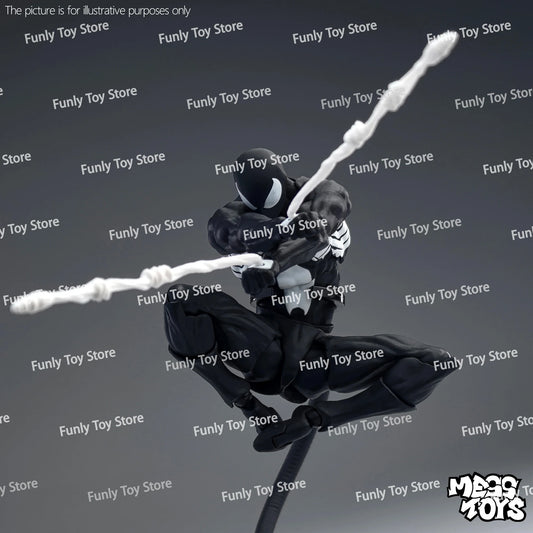 In Stock Mess Toys Spider Man Symbiote Spiderman Messtoys Black Suit Neighbor Scarlet Spider Anime Action Figure Gifts Toys