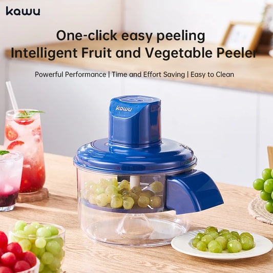 A fully automatic household and commercial electric grape peeler, a perfect tool for peeling green grapes and garlic