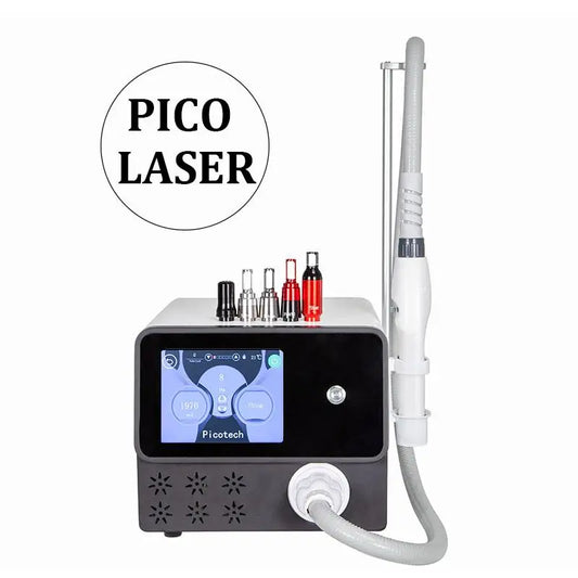Nd Yag Laser Tattoo Removal Carbon Peeling Machine Portable Picosecond Laser Q Switched NdYag Pico Laser Tattoo Removal