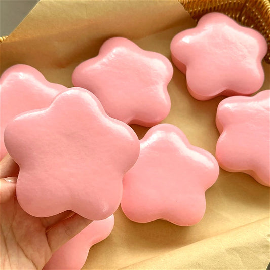 Squishy Simulated Star Cake Squeeze Toy Stress Relief Slow Rising Sensory Fidget for Anxiety ADHD Autism Gift for Kids Adults