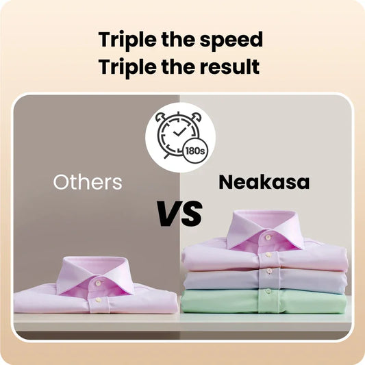 Neakasa Portable Electric Clothes Steam Iron with Mite Removal & Self-Suction for Travel & Home