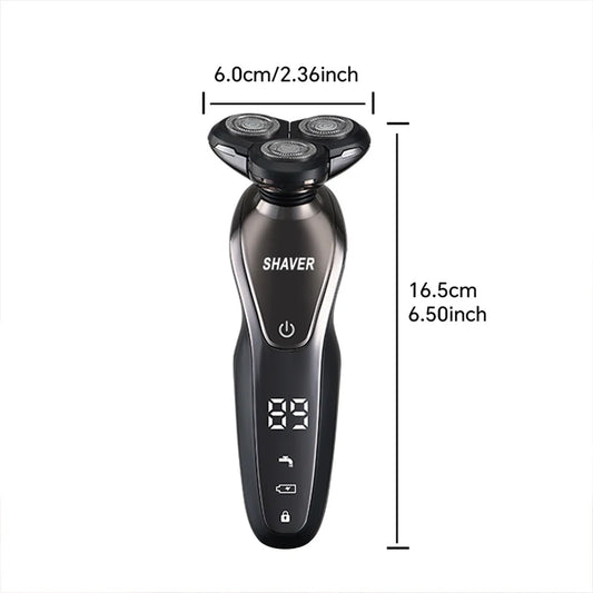 USB men's electric shaver, portable travel accessory, the best gift for husbands and fathers