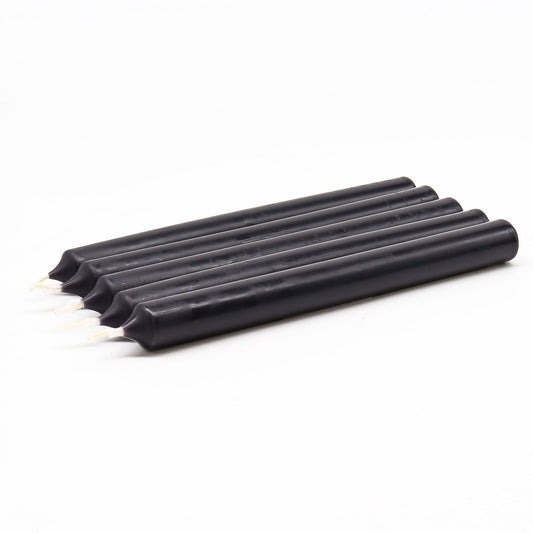 Black Dinner Candles Bulk (100)
