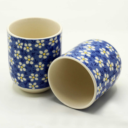Herbal Tea Cups - Blue Daisy