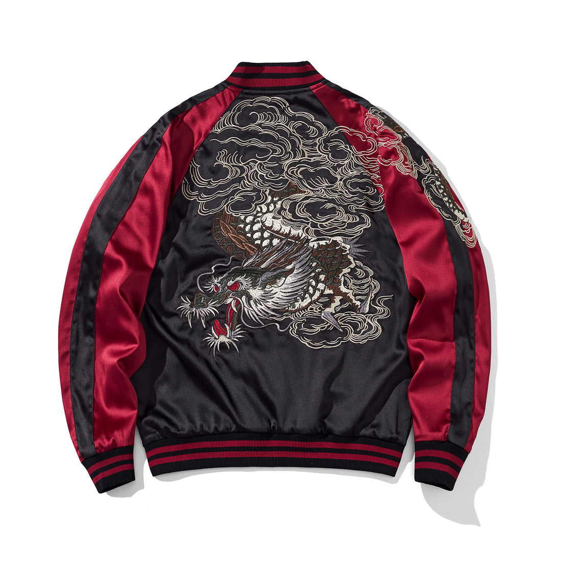 Mens Loose Fit Polyester Embroidered Chinese Style Jacket
