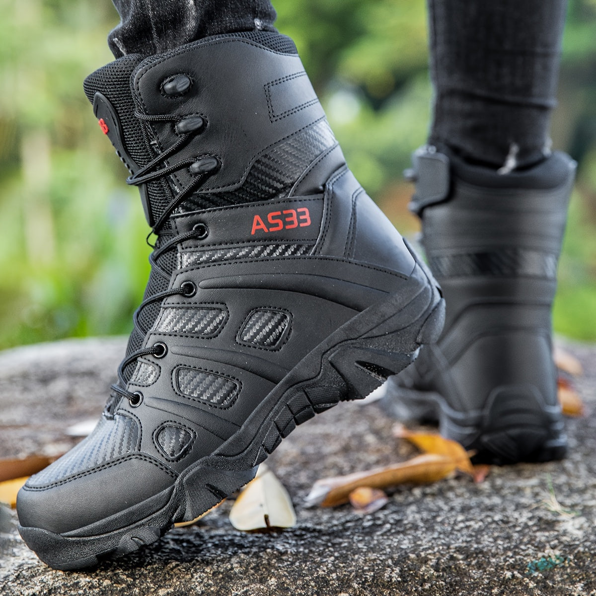 Men's Hiking Boots – Non-Slip Traction, Wear-Resistant Trekking Footwear