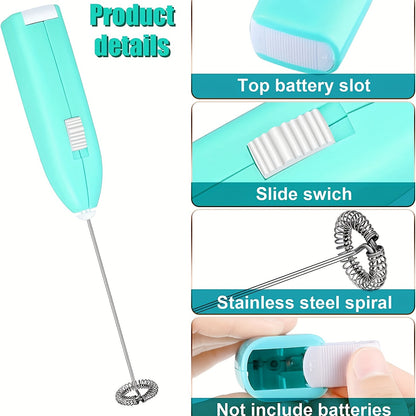 Electric Epoxy Mixer - Handheld Battery Operated Stirrer with Stainless Steel Blade for DIY Crafts, Tumbler, Glitter Cup Making, and Art Projects - Easy to Use, Efficient, and Time-Saving