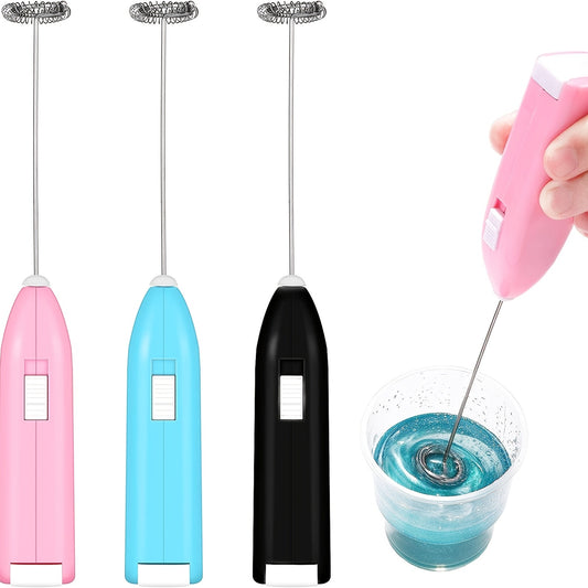Electric Epoxy Mixer - Handheld Battery Operated Stirrer with Stainless Steel Blade for DIY Crafts, Tumbler, Glitter Cup Making, and Art Projects - Easy to Use, Efficient, and Time-Saving