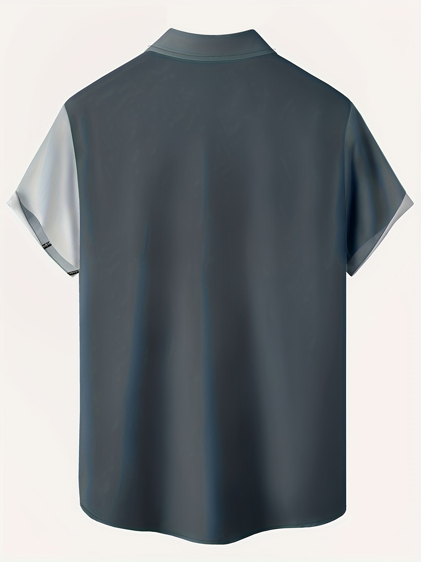 Plus Size Men's Hawaiian Shirt – Vivid Coconut Tree Print, Ultra-Loose Fit, Ideal for Big & Tall Gentlemen