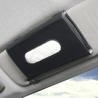 Car Sun Visor Tissue Holder – Pull-Out Paper Towel Box for Vehicles