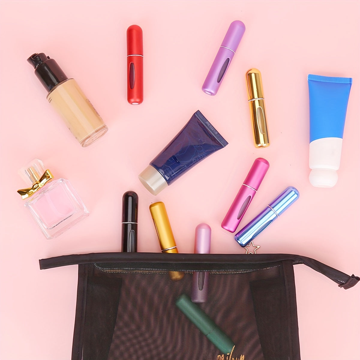 Portable Mini Perfume Atomizer – 5ml Refillable Travel Spray Bottle