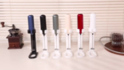 1pc, Lalayuan Powerful Electric Milk Frother, Mini Milk Foamer, Battery Operated (Not Included) Stainless Steel Drink Mixer, Handheld Electric Whisk For Coffee, Latte, Cappuccino, Chocolate, Matcha