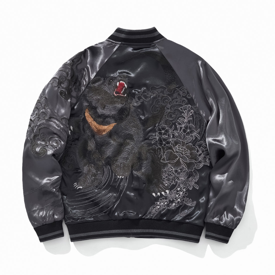 Mens Loose Fit Polyester Embroidered Chinese Style Jacket