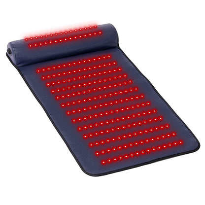 ThermaLuxe Pro – Red Light Heating Massage Mattress with Neck Support