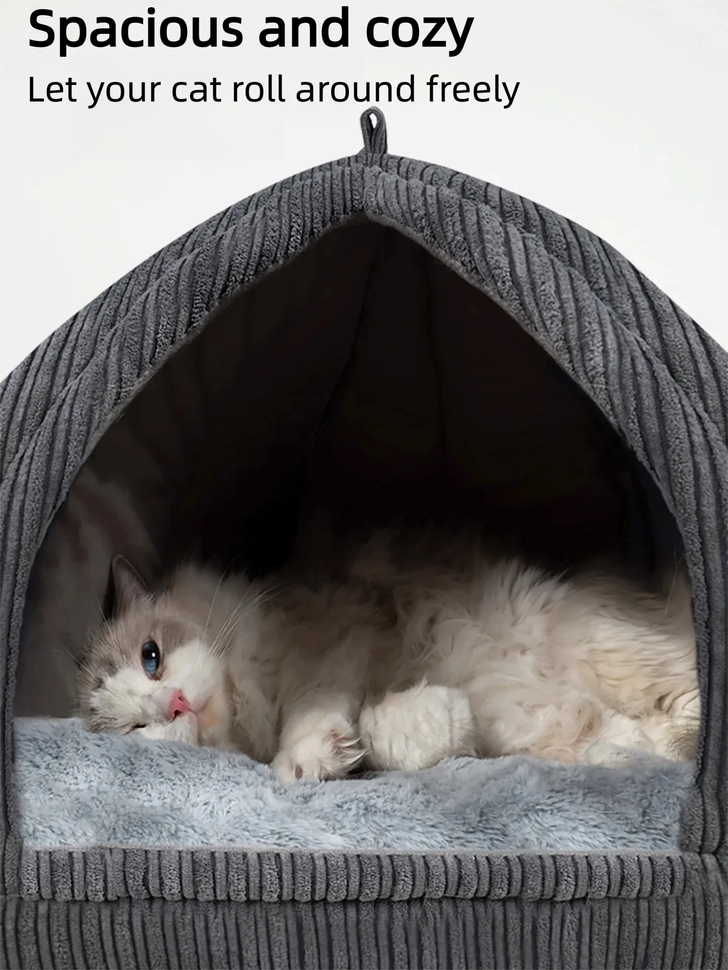 Cozy Cat Bed with Spacious Design