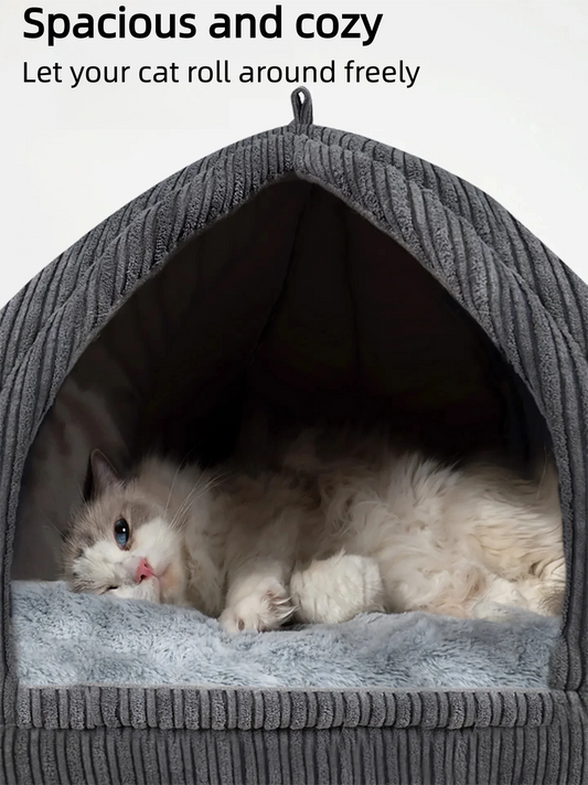 Cozy Cat Bed with Spacious Design