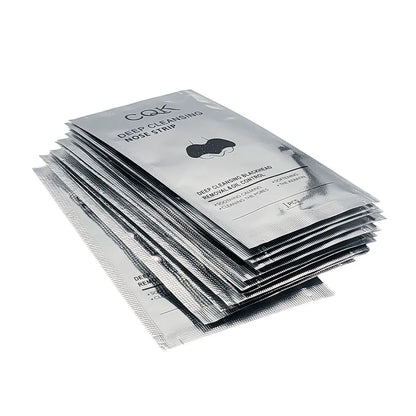 GDL Pack of 10 CQK Nose Strips with Bamboo Extract and Activated Charcoal – Blackhead Removal & Pore Cleansing