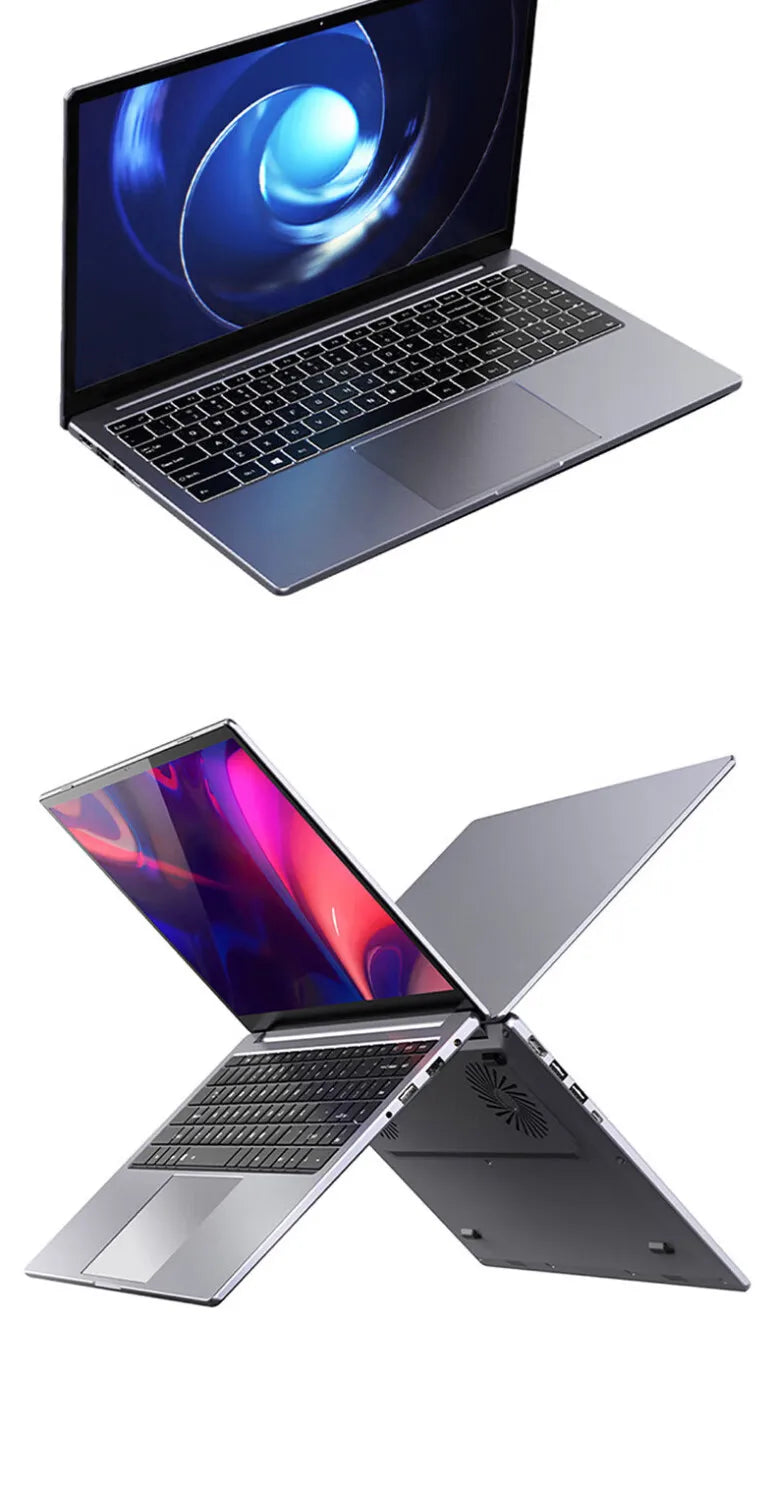 15.6inch Core I9  Portable Gaming Laptop Thin Light Business Office Design with Intel English
