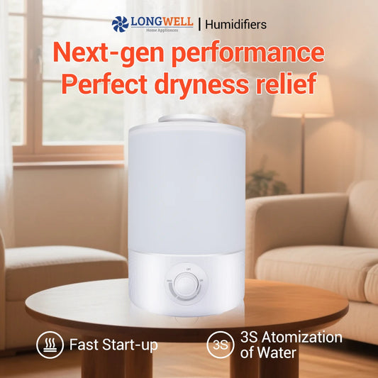 Wholesale Top Fill Large Capacity 4L air Humidifier for Large Room