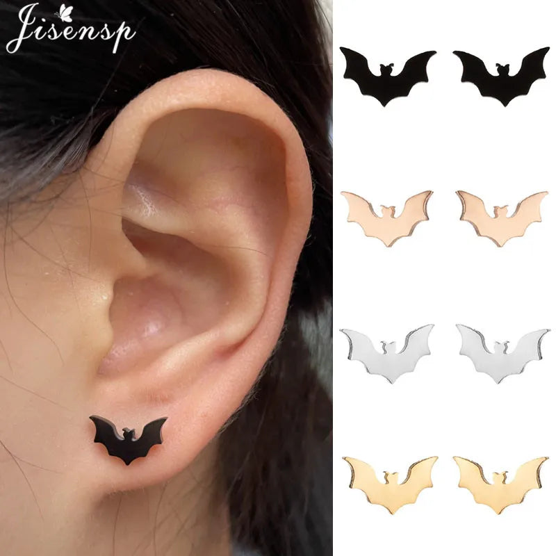 Multiple Mini Stainless Steel Bird Jewelry Earrings 2024 Trend For Women Girls Cute Crane Parrot Bee Hummingbird Studs oorbellen