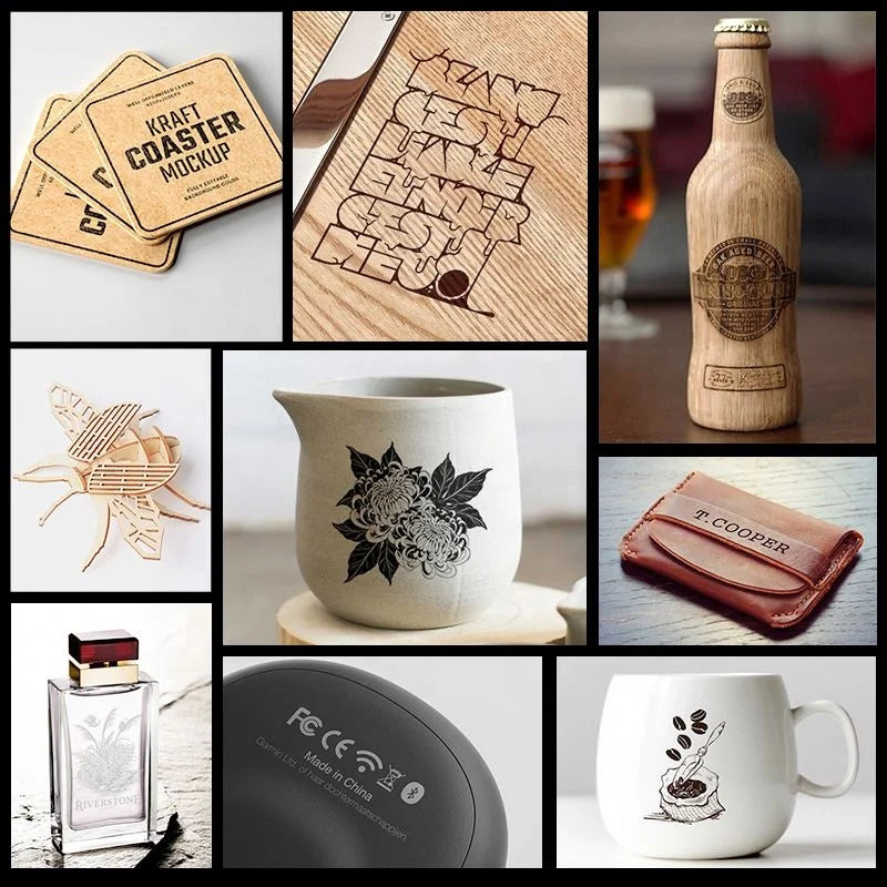 Wireless Laser Engraving Machine for Engraving Designs on Paper Cardboard and Vinyl Materials