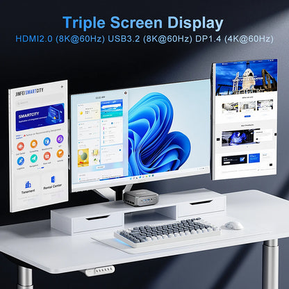 Free Shipping to US High Quality Brand New Firebat A6 Mini PC AMD Ryzen 7 6800H Processor Good Price US Plug Mini PC