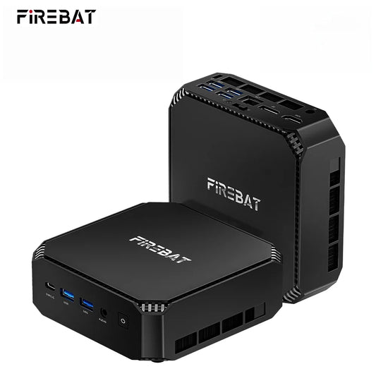Free Shipping to US High Quality Brand New Firebat A6 Mini PC AMD Ryzen 7 6800H Processor Good Price US Plug Mini PC