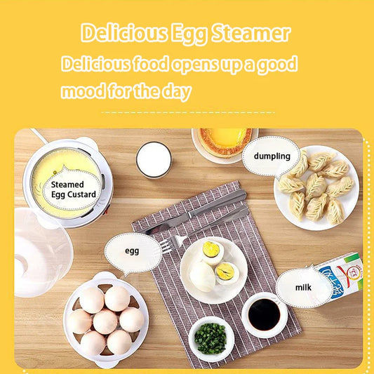 Automatic Electric Poacher and Boiler Plastic Kitchen Cooking Egg Maker for Soft-Boiled Eggs Machine Egg Cooker