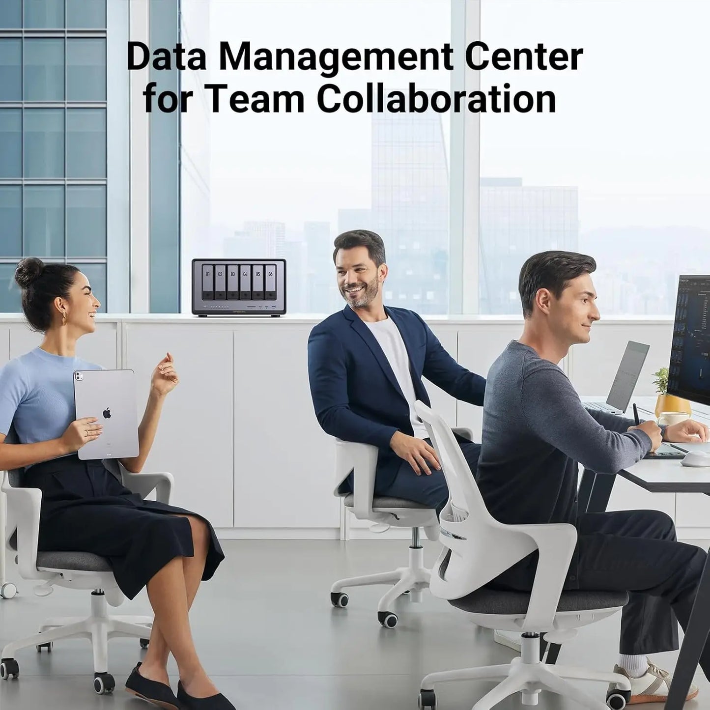 UGREEN NASync DXP6800 Pro 6 Bay Desktop NAS Intel i5 1235u 10 Core CPU 8GB DDR5 RAM Network Attached Storage (Diskless)