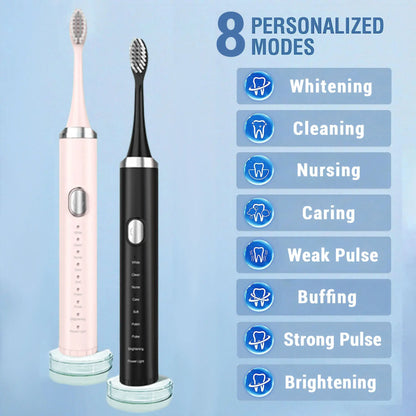 Us Warehouse Products Brosse a Dent Electrique Electric Toothbrush Battery Powered Led Electric Toothbrush