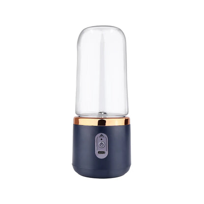 400ml Portable Blender Cup Bottle USB Rechargeable 6 Blades Fruit Mixer Mini Hand Juicer Blender Smoothie