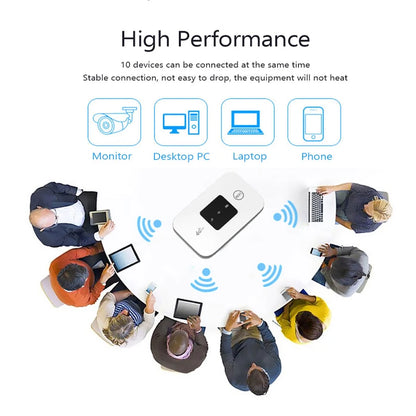 Factory Supply MF800 Lte Mifis Cat4 OEM 4g Router with Sim Card Pocket Router 2100mAh 150Mbps Type-C Pocket Wifi 4g Router