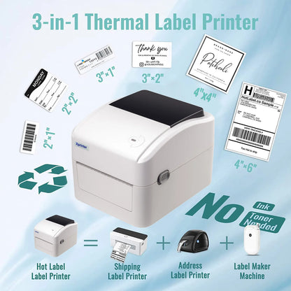 High Quality 4*6 Inches Sticker Label Printer 420B Direct Thermal Printer Shipping Label Printer