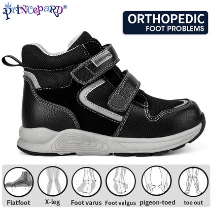 Kids Orthopedic Shoes Girls Boys Corrective Sneakers with Arch Support Princepard Autumn Children Medical Casual Footwear