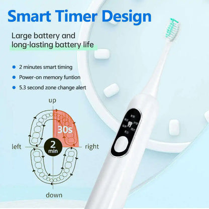 Us Warehouse Products Toothbrush Electric Adults Automatique Electric Toothbrush Modern Rechargeable Toothbrush With Travel Case