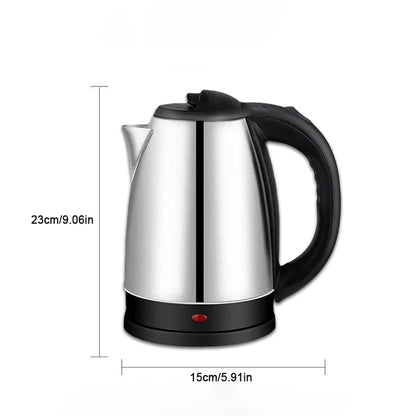 1.8L 304 Stainless Steel Electric Kettle 1000W Power Fast Boil for Home Kitchen Travel Hotel Office & RV Use Discounted
