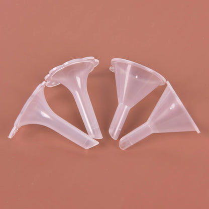 2pcs Small Plastic For Perfume Diffuser Bottle Mini Liquid Oil Funnels Labs Kitchen Specialty Tools