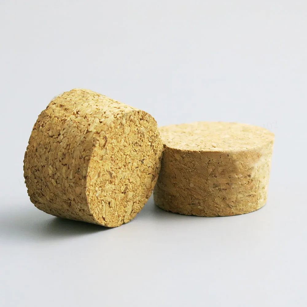 2 x Transparent 50ml 80ml 100ml 150ml Big glass bottle with wood cork  5oz empty corked glass jar Display Containers