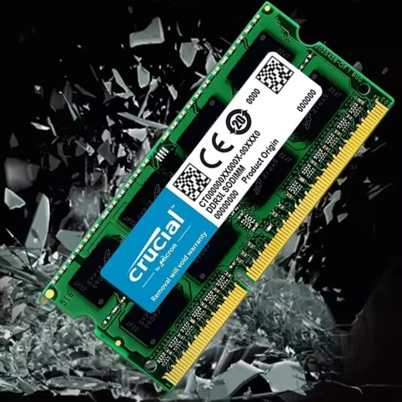 Crucial Original Chips Ram DDR3L/DDR3 4GB 8GB 1866MHz 1600MHz 1333MHz 204 Pin SODIMM Laptop PC Computer Memory RAM Module