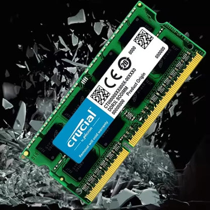 Crucial Original Chips Ram DDR3L/DDR3 4GB 8GB 1866MHz 1600MHz 1333MHz 204 Pin SODIMM Laptop PC Computer Memory RAM Module