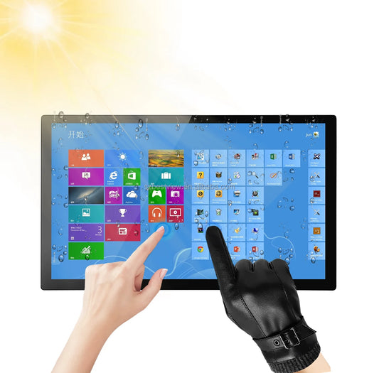 15.6" 18.5" 21.5" 23.6" 27" 32" 43" 55" 65" Inch Outdoor Wall Mounted Tft Ip65 Waterproof Lcd Display Touch Screen Monitor