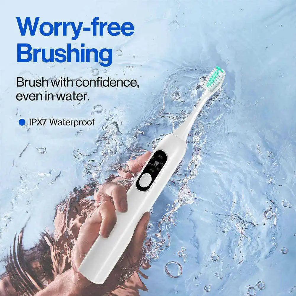 Us Warehouse Products Toothbrush Electric Adults Automatique Electric Toothbrush Modern Rechargeable Toothbrush With Travel Case