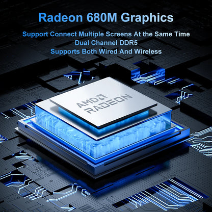 Free Shipping to US High Quality Brand New Firebat A6 Mini PC AMD Ryzen 7 6800H Processor Good Price US Plug Mini PC