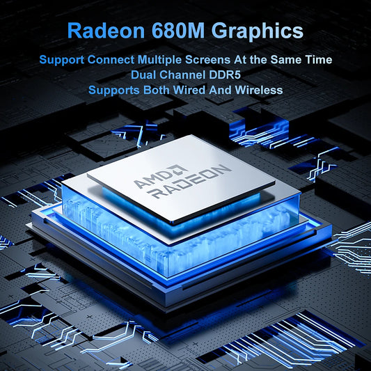 Free Shipping to US High Quality Brand New Firebat A6 Mini PC AMD Ryzen 7 6800H Processor Good Price US Plug Mini PC